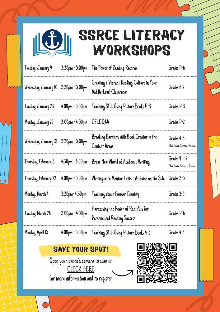 SSRCE Literacy tweet media