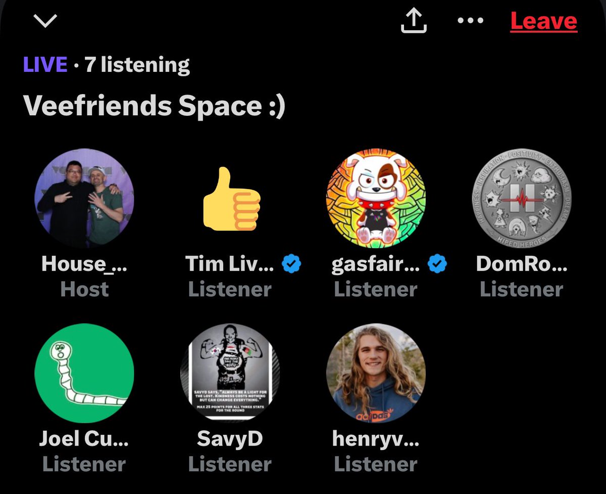 Come join <a href="/House_of_Ren89/">House_of_Ren | VeeFriends</a>’s first space!!
