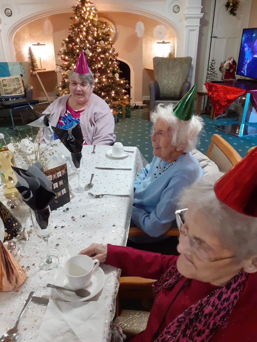 Happy New Year 🥳 residents enjoyed a New Year’s Eve tea party 🎉 #HappyNewYear2024 #celebrations