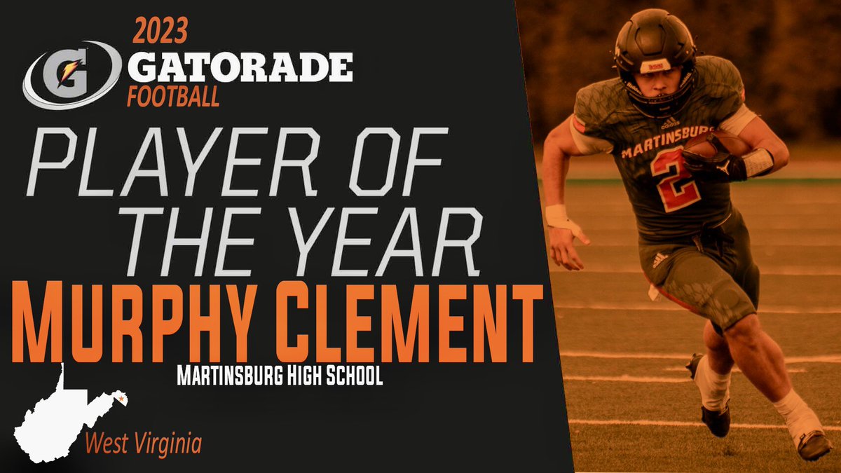 Congratulations @murphy_clement2 for being named Gatorade state player of the year!!