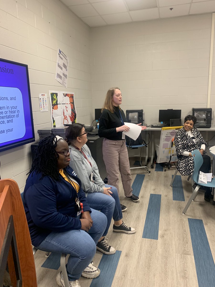 Had the pleasure of co-facilitating a session today at Burns Middle School @trail_blazers18 on evidence-based instructional practices to support teacher growth in implementation, authenticity, and the effect on learners. @USASARIC @hulonsi