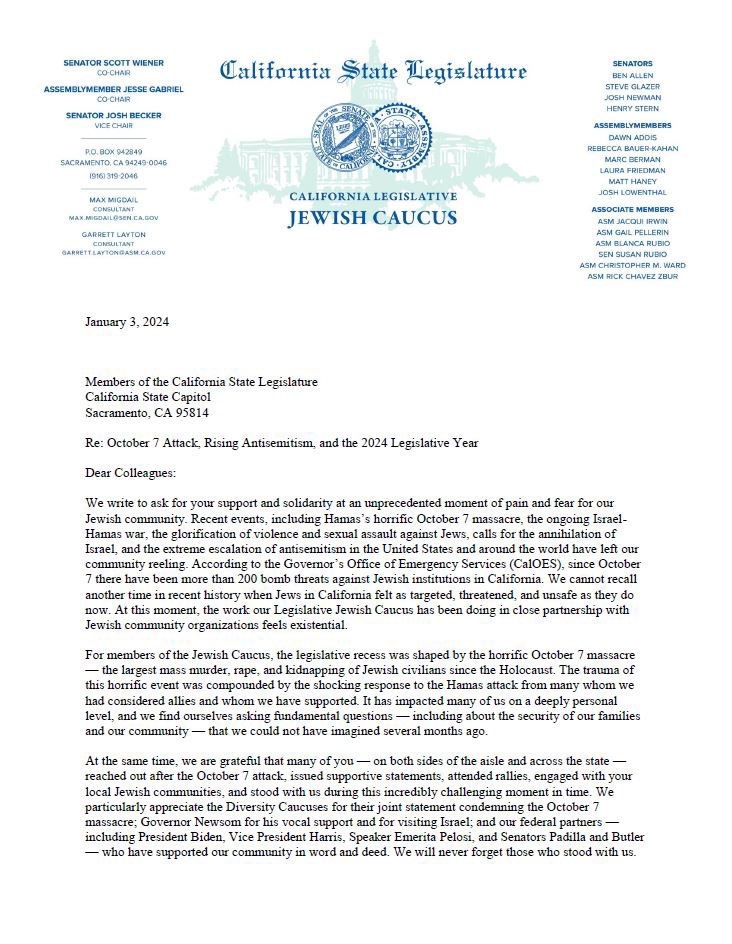 Senator Scott Wiener tweet media