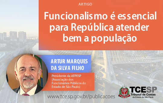 TCESP's tweet photo. ARTIGO: Funcionalismo é essencial para República atender bem a população
* Artur Marques da Silva Filho
Leia a íntegra em https://t.co/7d5RZH7t4g.
#controleexterno #afpesp #tribunaisdecontas https://t.co/rEV2PrAo4a