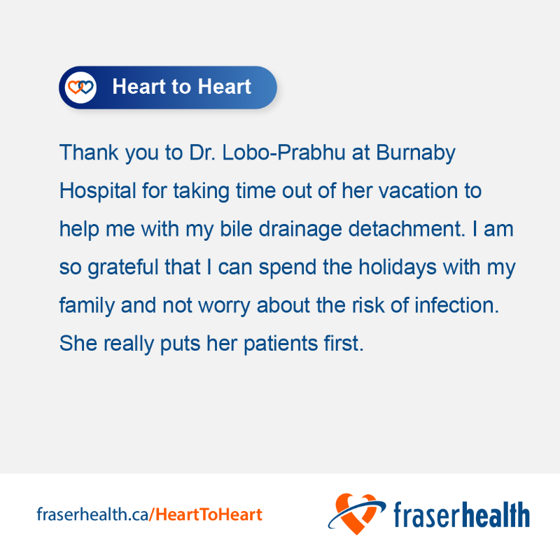 Fraserhealth's tweet photo. With a little bit of heart, we can face anything together. Read our moments of gratitude.

Is there someone from our team who you are grateful for? We’d love to know.

https://t.co/lycafizwZY

#hearttoheart

@FVHCF @BbyHospitalFdn @LMHFoundation1 @RoyalColumbian @SurreyHospFdn