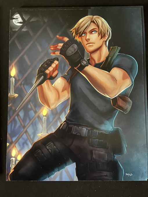 Bad photos of my new prints for Animate Raleigh! Raiden has never been printed and the Phantom and Leon are new revamps of old sold out prints :) 