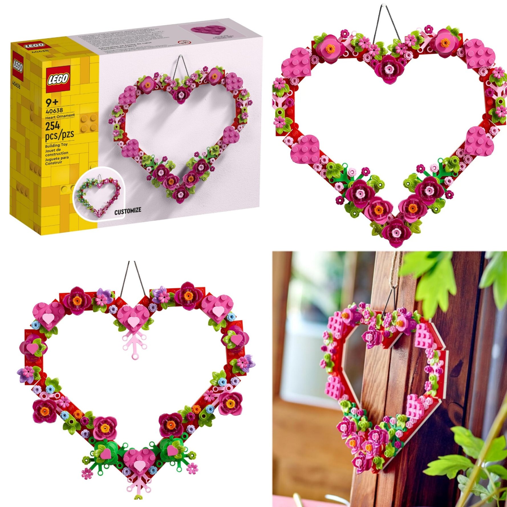 Pop Holmes on X: LEGO Heart Ornament is in stock at  #ad   #LEGO #LegoMiniFigures #AFOL #LegoSets #Popholmes  #Valentineday  / X