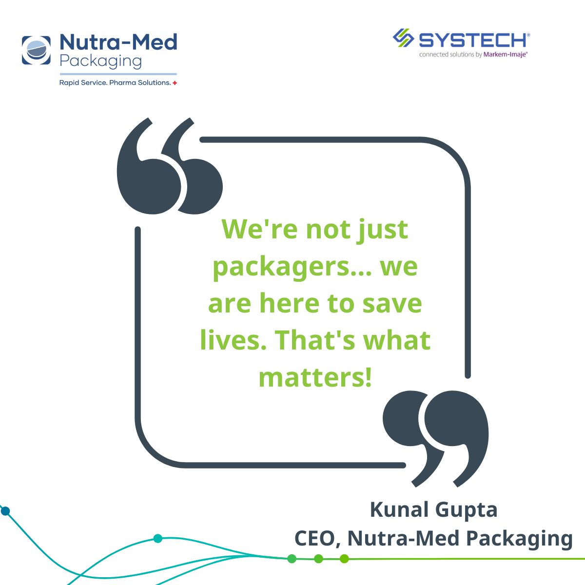 Gabosam68's tweet image. Nutra-Med Packaging LLC chose Systech as their Level 4 traceability provider out of many options. We&apos;re proud to be part of their success story. 💪🎉 
 
#customersuccess #savelives #systechone
 pbynd.co/r2g5u