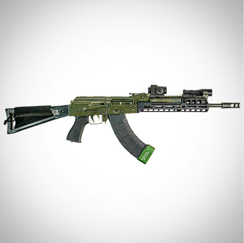OpticsPlanet's tweet photo. Green AK 👀 

📸 by tacticalifornia_ on IG

#opticsplanet #rifledynamics #tarantactical #tacticalifornia #molonlabe #thepewpewlife #theppl #pew #dtom https://t.co/p1nXSjXT89