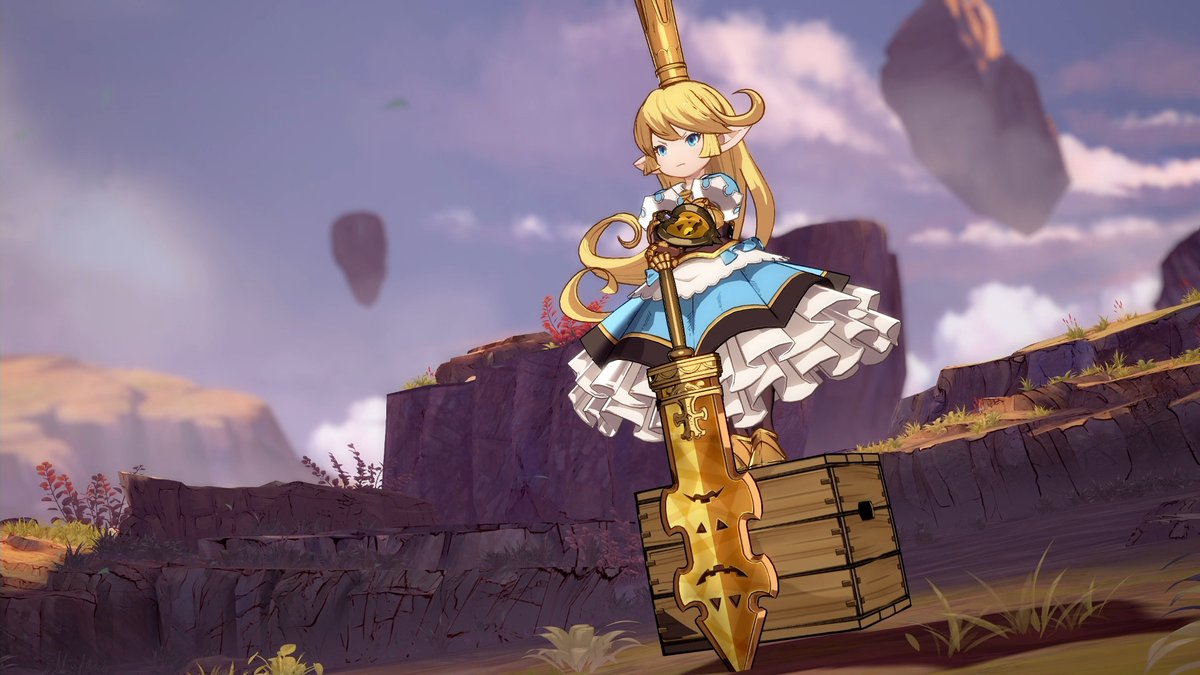 the fighting game girl of the day is charlotta ♡ granblue fantasy versus