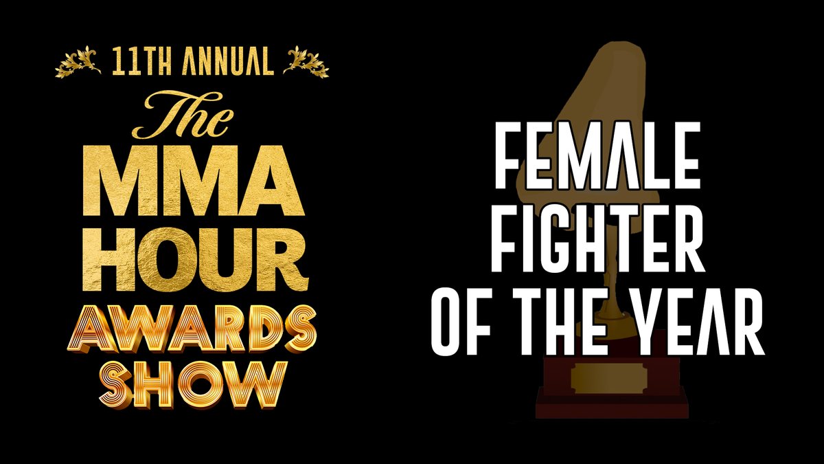 We're giving away Female Fighter of the Year right now on #TheMMAHour Awards Show 🏆 ▶️ youtube.com/watch?v=6xZI3G…