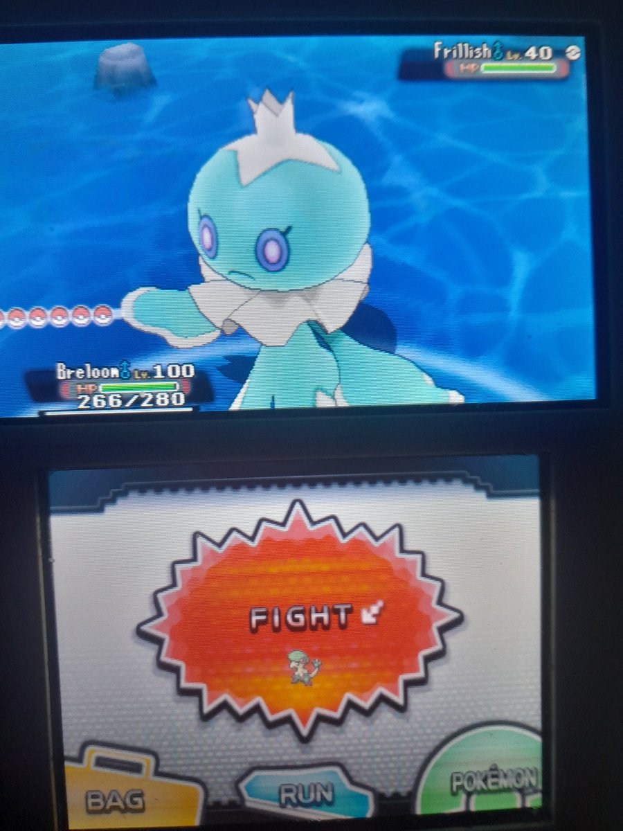 IcyBlitzyHunter's tweet photo. Lets goo! Shiny Male Frillish at 316 Dexnav On Alpha Sapphire! ✨️✨️
#ShinyPokemon #PokemonOmegaRubyAlphaSapphire #Nintendo2DS #ShinyDexnav https://t.co/bhon1YKUqx