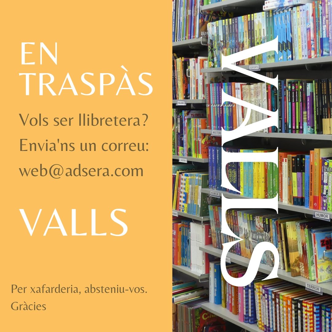 Tot té un inici i un final.

O, com diu la sabiduria popular: Bé està el que bé acaba.🥂

Fa 34 anys obríem la llibreria de Valls. Vam plantejar-nos Reus, Salou, Torredembarra... però l'Alt Camp i la Conca ens estiraven com un cordill invisible ❤️: Família, vivències infantils a