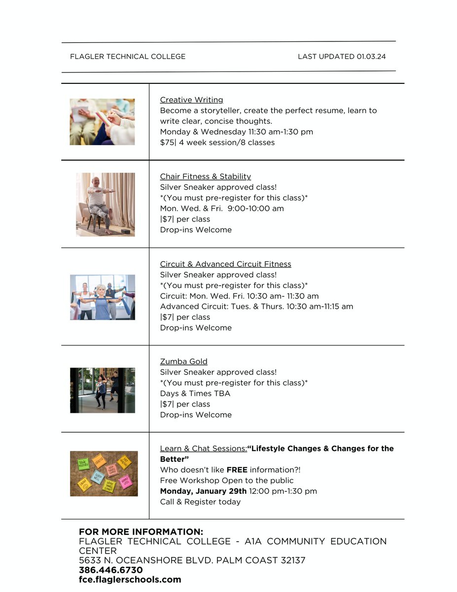 Our Winter/Spring Community Education schedule is here, bursting with exciting new programs! From the thrill of Pickleball to the artistry of Creative Writing, Floral Design, Multi-Medium Art, Painting, and Crafting there's something for everyone. Join us and ignite your passion