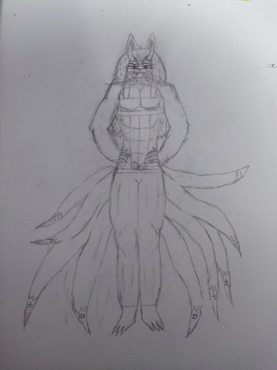 Limbussing's tweet photo. Did anyone ask for an oni-kitsune hybrid?....no? Well here's one anyway because why the fuck not lmao
(This is more for muscle practice but whatever , ama post it anyway) https://t.co/qd5YRTLNGX