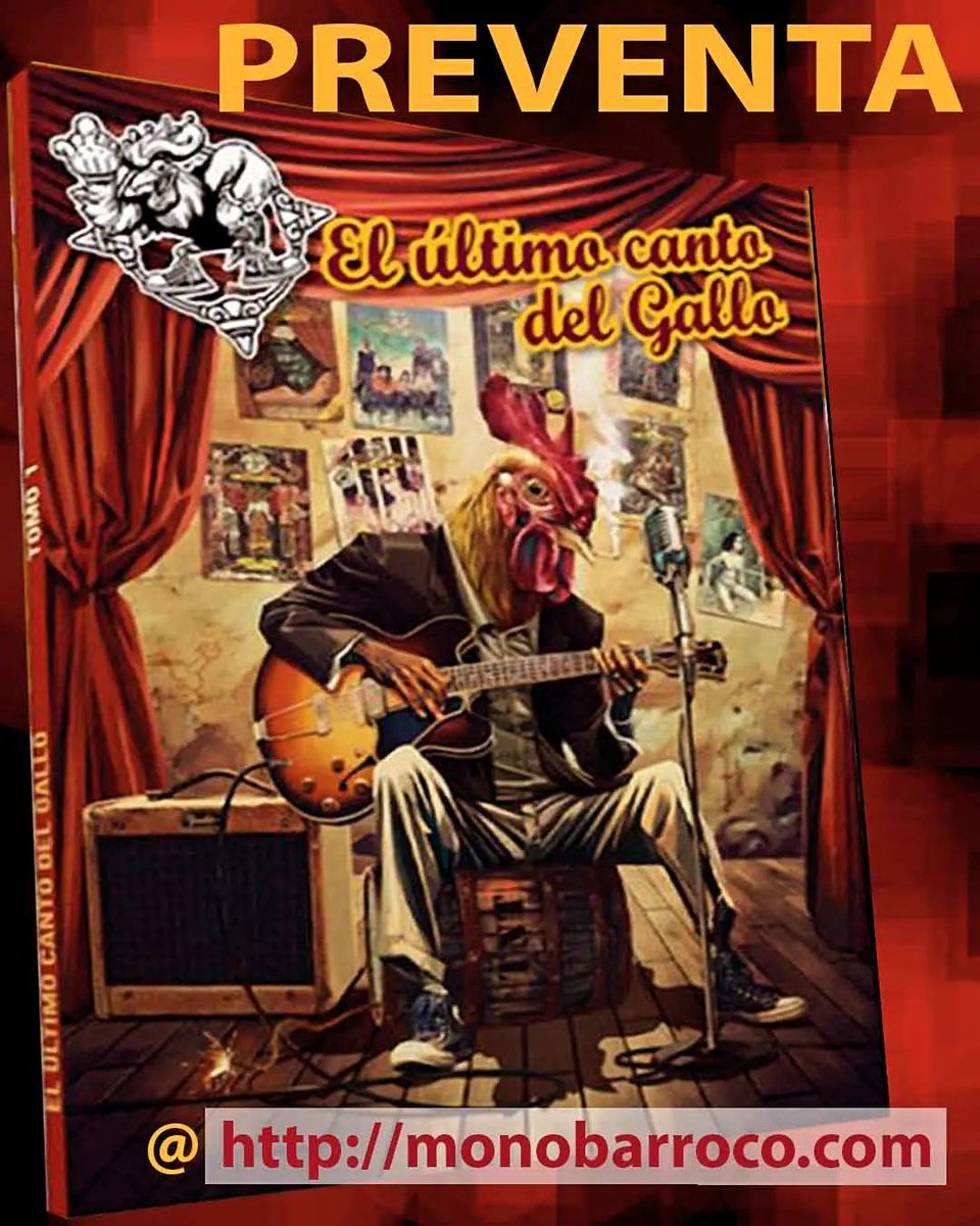 rickamacho's tweet photo. El último canto del Gallo,Tomo 1. TODOS los libros comprados en Preventa van firmados. Pídelo en: https://t.co/3HPbYPKPlB
#GallitoComics #elultimocantodelgallo #eucdg #Historieta_Mexicana #historietamexicana #comicmexicano #Frik #RicardoPelaez #JoseQuintero #rickamacho https://t.co/r4dXdQluFG