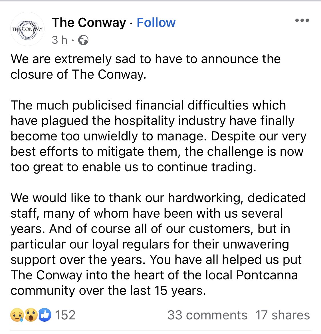 This from @theconway19 over on Facebook