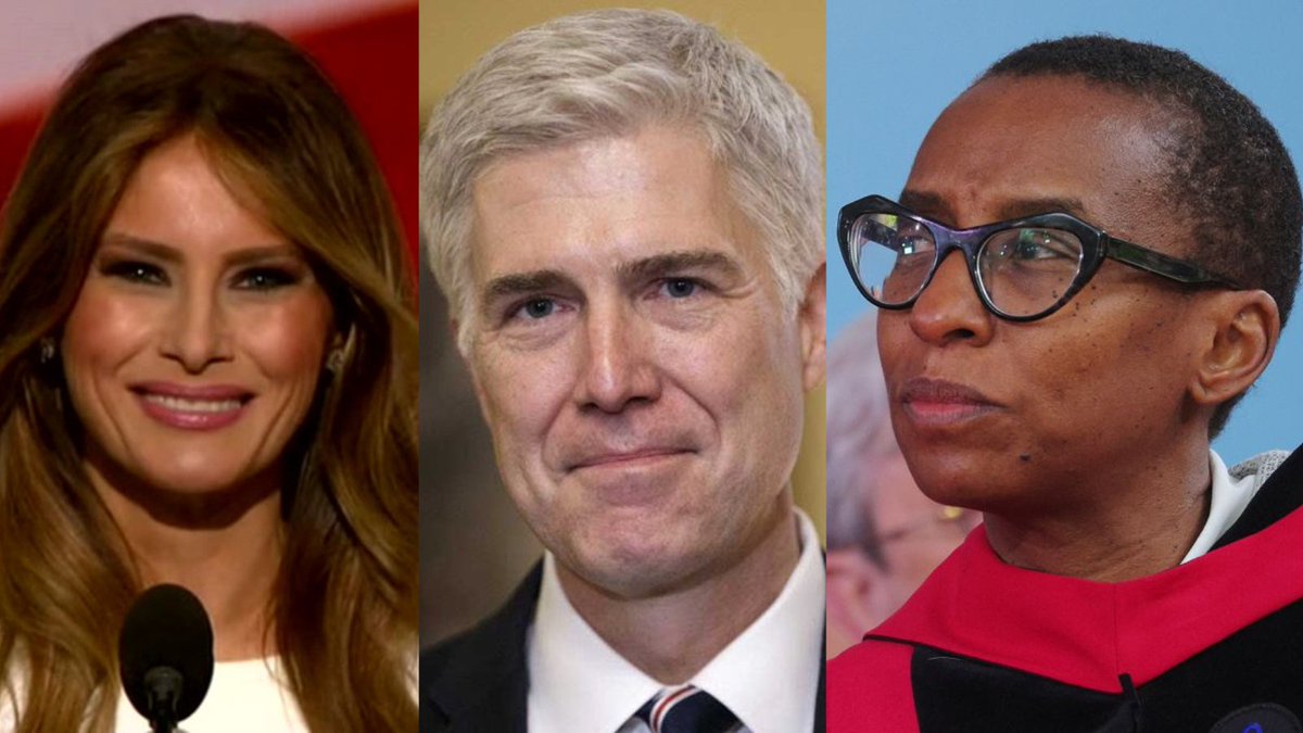I want to live in a world where Melania and Justice Gorsuch are held to the same standards as a black woman.
