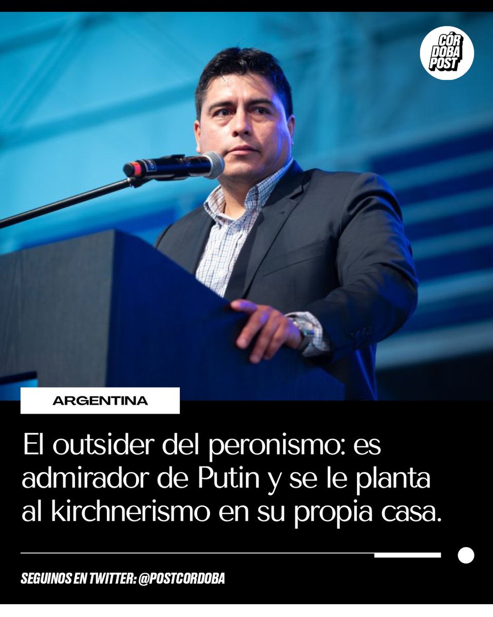 🇦🇷 EL OUTSIDER DEL PERONISMO: Es admirador de Putin y se le planta al kirchnerismo en su propia casa.

👀 Se trata de Claudio Vidal, el gobernador de Santa Cruz, provincia donde nació el kirchnerismo.

💬 Hace unos días declaró que el kirchnerismo quiere enterrar al peronismo