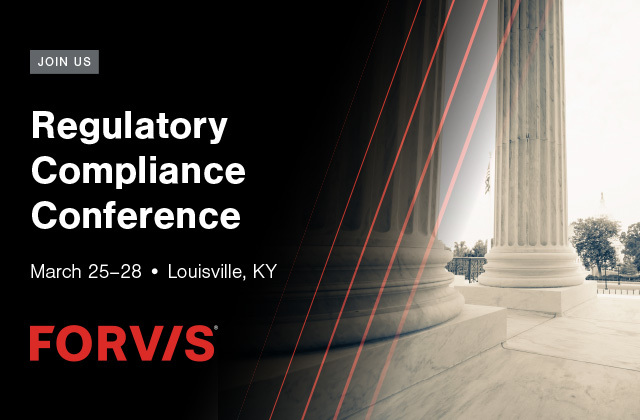 You’re invited to the <a href="/FORVIS/">FORVIS</a> Spring 2024 Regulatory Compliance Conference in #Louisville, Kentucky. Reserve your place today: bit.ly/3NRAXxY