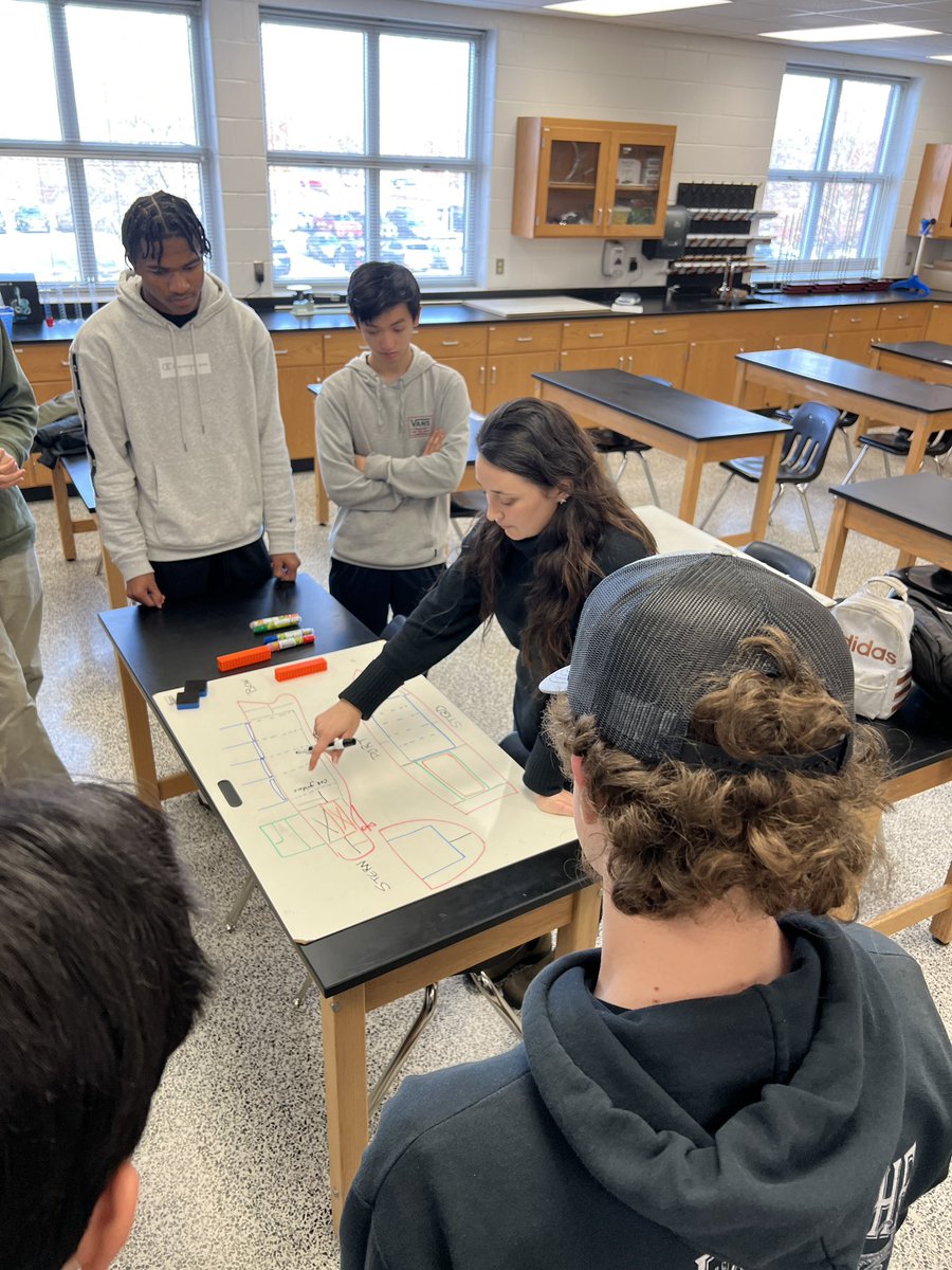 STEMAcademyLHS's tweet image. A proud  c/o 2015 alumni offered insight to @LandstownEagles participating in the @VMASC_ODU Digital Ship Challenge. The 🦅 actively listened as she is currently in the Maritime industry. Shoutout to @mkleonard63 for your mentorship!#LHStemEagleExcellence #futureready #circleback