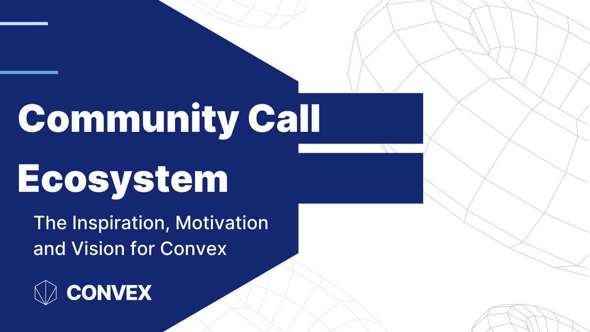 Convex is pioneering a decentralized engine for Open Economic Systems! Protonet nears: Empowering visionaries, builders, and dreamers with a platform that inspires new and innovative economic models to emerge. Hear on stream on Thu 4pm UTC youtube.com/@convex-world/… #DLT…