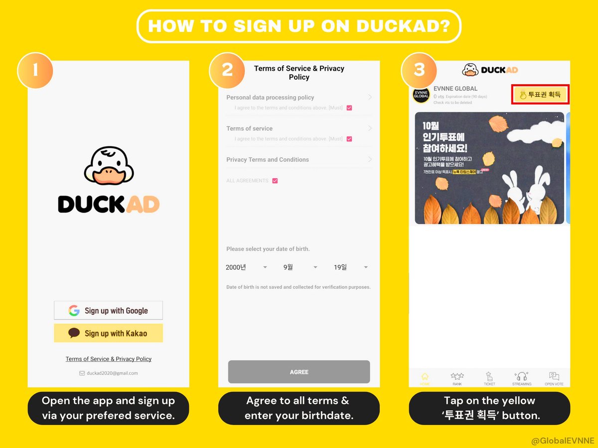 GlobalEVNNE's tweet photo. [DUCKAD TUTORIAL]

ENNVE, check out our fully detailed Duck Ad guide! Create an account and use the app daily to support EVNNE🦆

▶️Our recommendation ID: 115990053193092587062

#EVNNE #이븐 https://t.co/vEer2ZxOGS