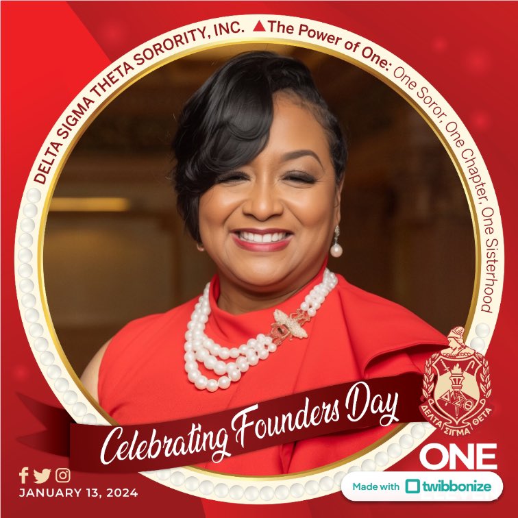 Katryna Lowery Kinn (@kinneducates) on Twitter photo Countdown to #J13
On January 13, 2024, Delta Sigma Theta will commemorate 111 years of sisterhood, scholarship, service, and social action.
<a href="/dstinc1913/">dstinc1913</a> , #DST111, #ThePowerofDST #DST1913 Countdown to #J13
On January 13, 2024, Delta Sigma Theta will commemorate 111 years of sisterhood, scholarship, service, and social action.
<a href="/dstinc1913/">dstinc1913</a> , #DST111, #ThePowerofDST #DST1913