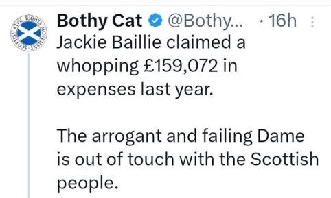 IanRo35813's tweet photo. @GraemeGemmellg She don’t care she’s on the gravy train https://t.co/ydsfrVeP4P