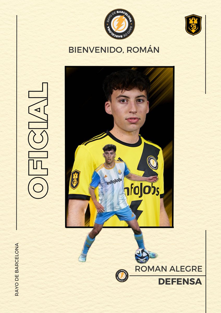 🚨 | 𝗢𝗙𝗜𝗖𝗜𝗔𝗟 | 🚨

✍️ Román Alegre llega en un intercambio por Jero Martin + 20M.

🦹‍♂️ Se termina el culebrón, por fin, Román ya está alegre, Román ya es Villano.

💛 ¡Bienvenido a tu nueva casa, <a href="/alegreeeew/">Roman</a>!

#KingsLeague #LosVillanos 🦹‍♂️