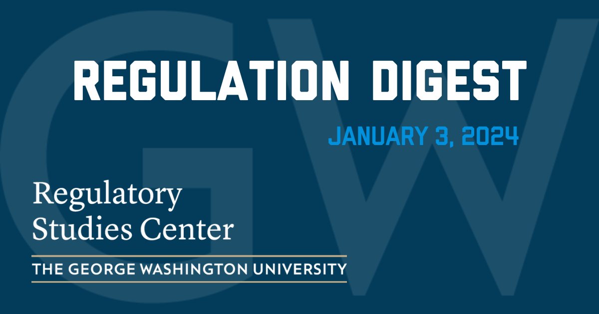 In this issue: @ShopFloorNAM finds regulation burden costs $3 trillion. @USGSA proposes eliminating single-use plastic packaging from acquisition rules. @USDOL seeks input on modernizing Schedule A foreign labor certification, and more. t.e2ma.net/webview/krr2ph…