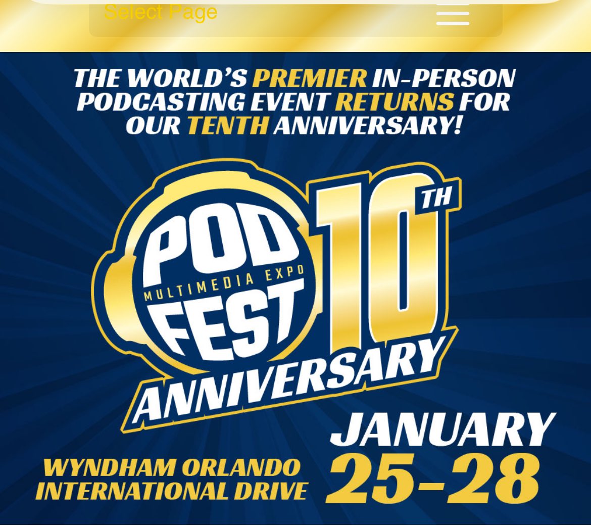 NowD1 (@now_d1) on Twitter photo I’ll be at Podfest 2024 in Orlando Jan 25-28 🎙️
Big time event super stoked to help out the crew as a volunteer <a href="/podfestexpo/">Podfest Multimedia Expo #podfest25 #Podfam</a>
Look forward to posting live <a href="/NowD1Speaks/">NowD1 Speaks</a> <a href="/PodMatch_com/">PodMatch</a> I’ll be at Podfest 2024 in Orlando Jan 25-28 🎙️
Big time event super stoked to help out the crew as a volunteer <a href="/podfestexpo/">Podfest Multimedia Expo #podfest25 #Podfam</a>
Look forward to posting live <a href="/NowD1Speaks/">NowD1 Speaks</a> <a href="/PodMatch_com/">PodMatch</a>