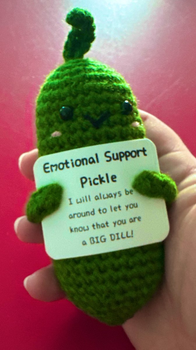 GothDragonMom's tweet photo. Sometimes I genuinely worry if I’m liked where I work at again and then one of my squad of co-workers in one specific grade go and give me a little gift on the first day back, causing me to cry. Also this little guy is wonderful and definitely one day gonna go in a place of honor https://t.co/oMttFtE11T