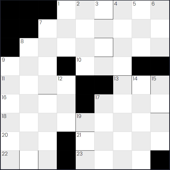 puzzmotoday's tweet image. For those of you with a New Year&apos;s resolution to start solving crosswords, Puzzmo&apos;s Cross|word today is a short and sweet one by @rebecculous 

puzzmo.com/play/crossword
#crossword #puzzmo #crosswordpuzzles #puzzles