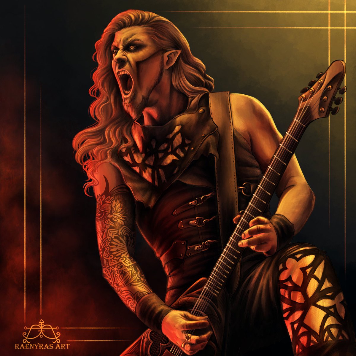 raenyras's tweet photo. Starting the new year out strong with a painting of Matthew Greywolf from @powerwolfband https://t.co/qDqTgYRNW1