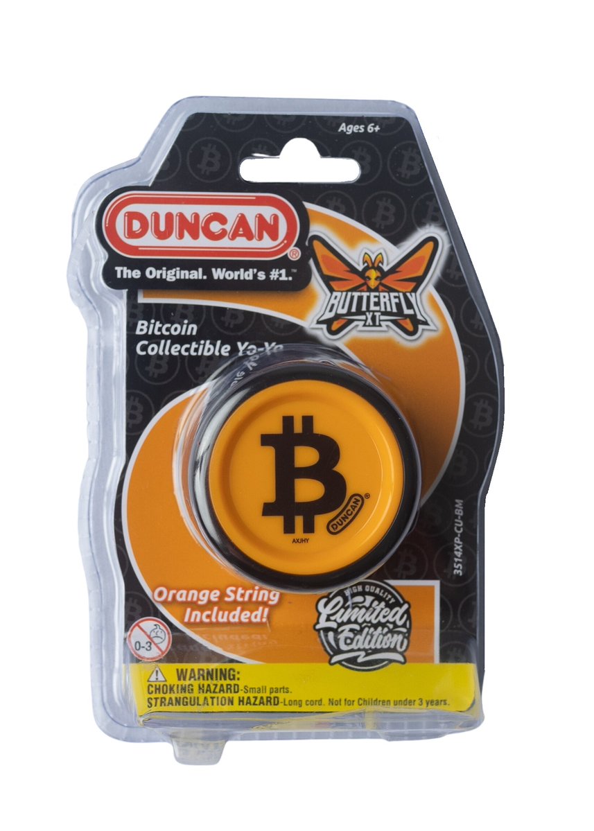 BitcoinMagazine's tweet image. JUST IN: The first ever #Bitcoin Duncan Yo-Yo has officially launched 💥