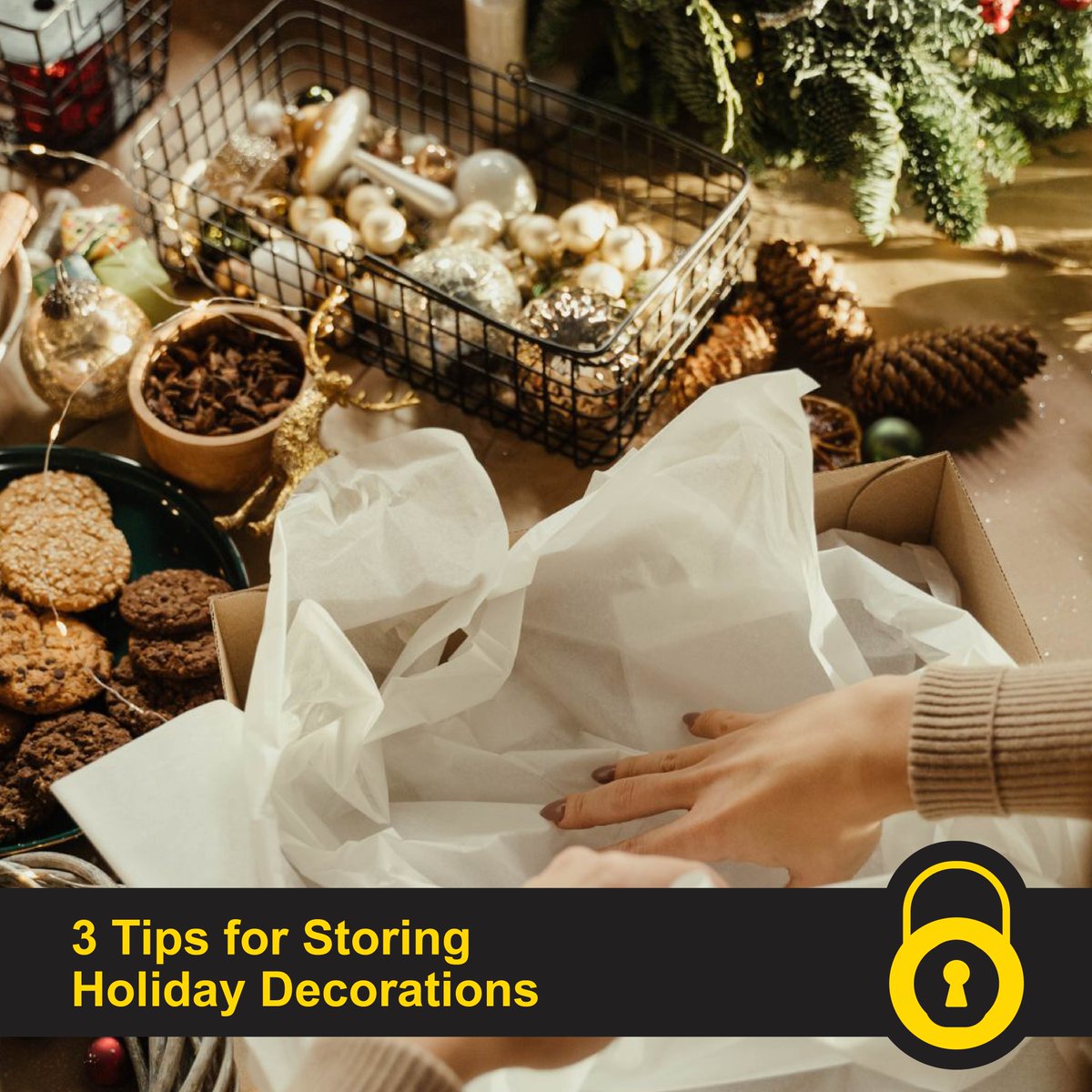Here are our top tips for #storing holiday decorations:

🎄 #Store your #Christmas decorations in a cool, dry place to prevent mould and moths
🎄Thinking of using bubble wrap? Then you SHOULD
🎄Label everything!