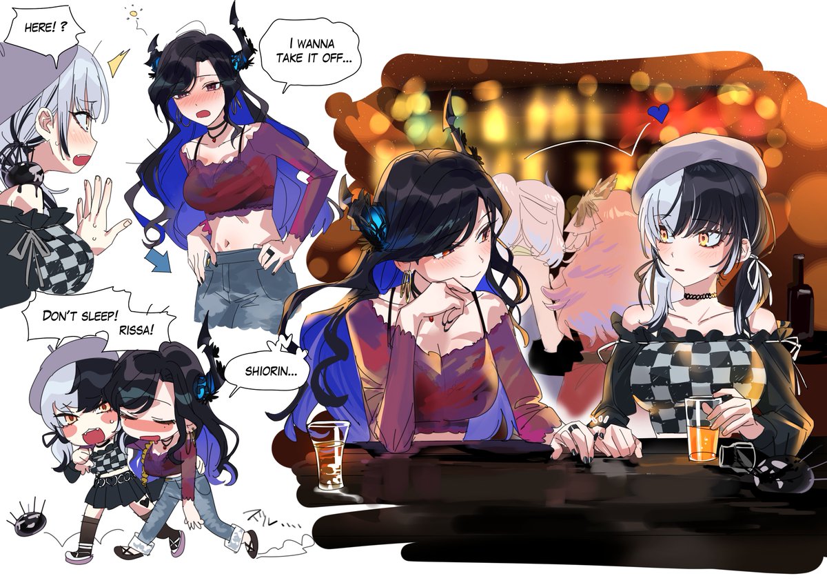 ネリッサ・レイヴンクロフト ,シオリ・ノヴェラ 「」|よもさかのイラスト