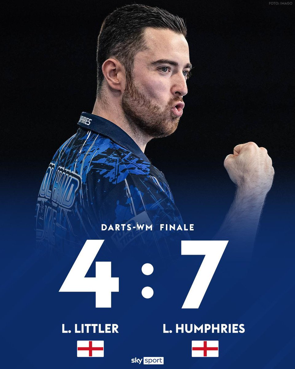 Luke Humphries ist Weltmeister der Darts-WM 2024!🏆🎯

#SkySport #DartsWM #Humphries #Littler