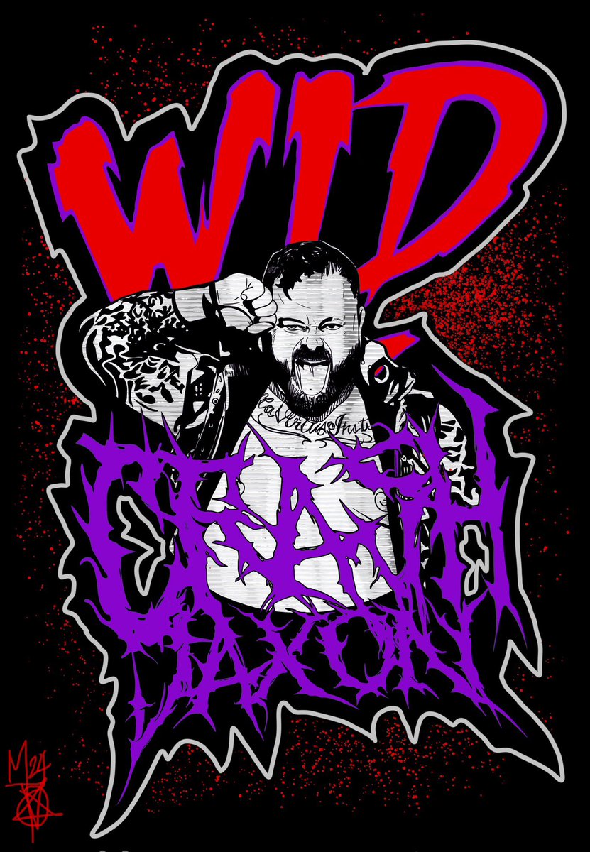 Here is the finished Whole Lotta Dude @thecrashjaxon piece! 👊🏻 

#WholeLottaDude #CrashJaxon #PWRevolver #WrestlingRevolver #WrestlingArt