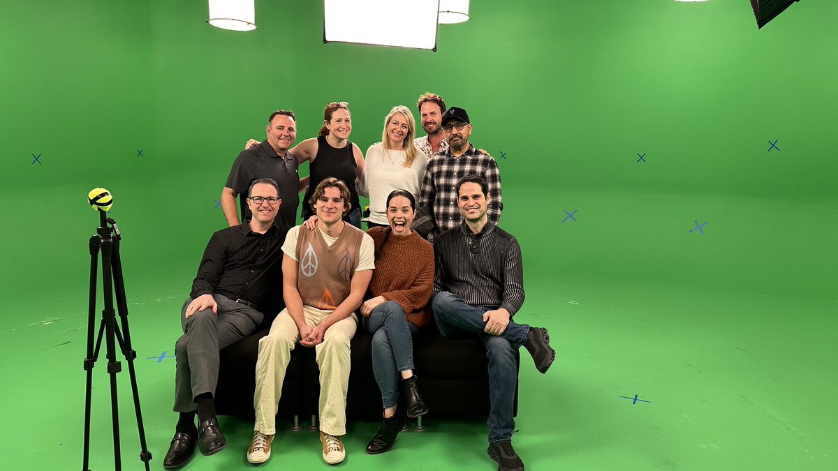 Spent the day filming a trailer for our latest #CedarsSinai mixed reality app. Such a talented crew and amazing actors helping to bring the vision of our new app to life. Green screen will be filled with fantastical effects from the app. More to come!