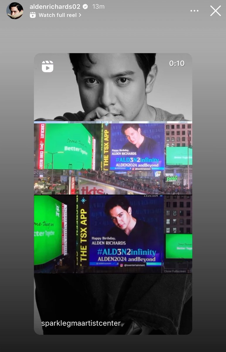 AldenTrendsOFC's tweet photo. SUPER THANK YOU (again and again) for appreciating all our efforts, ALDEN β€οΈ
Your ATeam and your ATS are so PROUD of you and weβre so BLESSED to have you π«΅π»π₯°
@aldenrichards02
#ALD3N2infinity
#ALDENRichards
ALDEN2024 andBeyond https://t.co/98M7QMaRSf