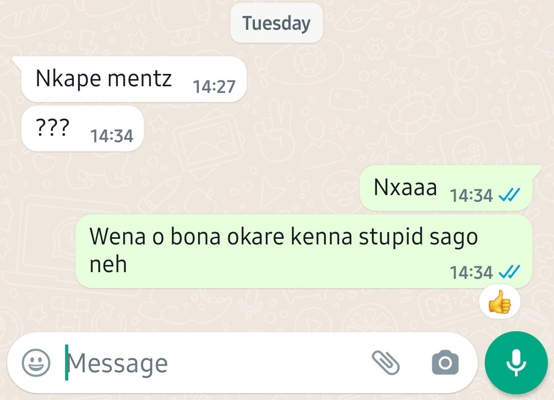 harmoniousLets's tweet photo. @KeletsoMss She kept on giving excuses,when i wanted her to visit now she wants me to drive her to some village🤣🤣🤣🤣 https://t.co/7yK8N4A6Qq