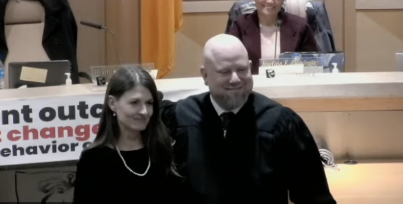 It was an honor to be sworn in to the <a href="/ABQschools/">Albuquerque Public Schools</a> Board this evening by the Chief Judge of the Bernalillo County Metropolitan Court, the Honorable Joshua J. Sánchez.