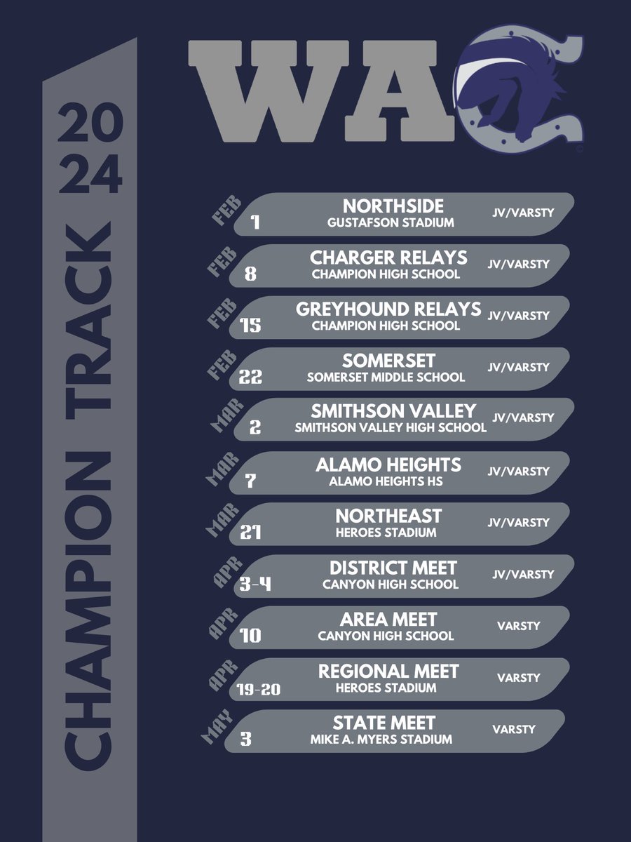 ✔️UPDATED 2024 Charger Track Schedule