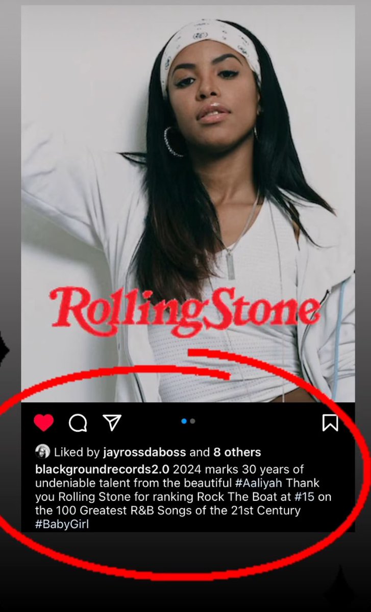 Aaliyahfacts2's tweet photo. #Aaliyahโs IMPACT is truly unmatched even after all these years . Itโs tremendously amazing . #RollingStone #Princessofrnb #realmusic #blackexcellence โจ https://t.co/NZs9741OLf