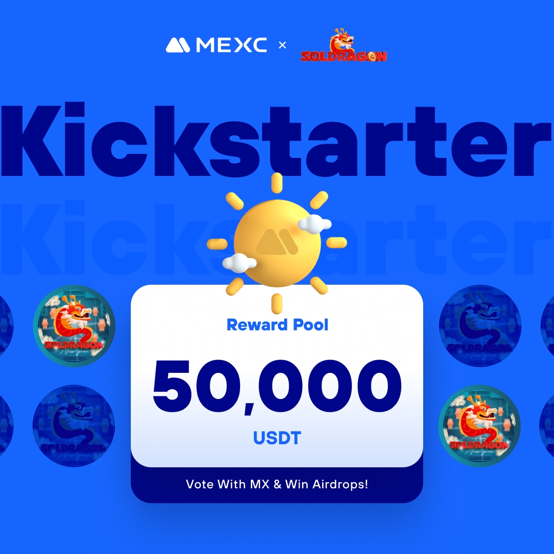 .<a href="/SolDragon_X/">SolDragon</a>, a memecoin on the Solana chain, which symbolizes strength, wisdom, and a powerful force in the decentralized realm, is coming to #MEXCKickstarter 🚀 

🗳Vote with $MX to share massive airdrops
📈 $DRAGON/USDT Estimated Trading: 2024-01-05 05:00 (UTC)

Details: