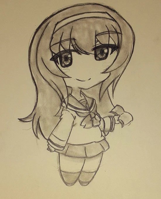 アナログでもアプローチバランス気にせず描き殴ってたから直すの大変だった(直しきれないガルパンは描きたい要素の塊だけど難しいのよねオリジナル絵の質が高い 