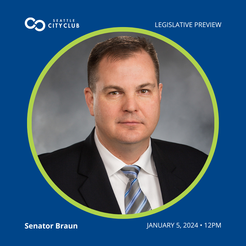 SeattleCityClub's tweet photo. Exciting news! Meet Senator John Braun, a leader in Washington State politics who will join #LegislativePreview2024 as a panelist. Get ready for an afternoon of visionary insights and impactful discourse!
Meet Senator Braun here: https://t.co/QUYV4UouQJ
#SeattleEvents https://t.co/3VggIlcK6l