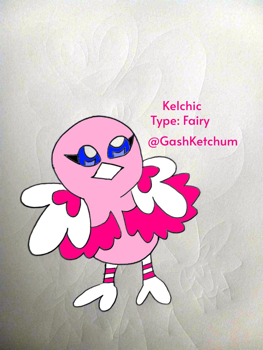 GashKetchum's tweet photo. This originally started out as a joke, but here's a female split evolution line for the Blaziken family.

#Pokemon #fakemon #PokemonScarletViolet #fanart https://t.co/1Nt3a0ytuh