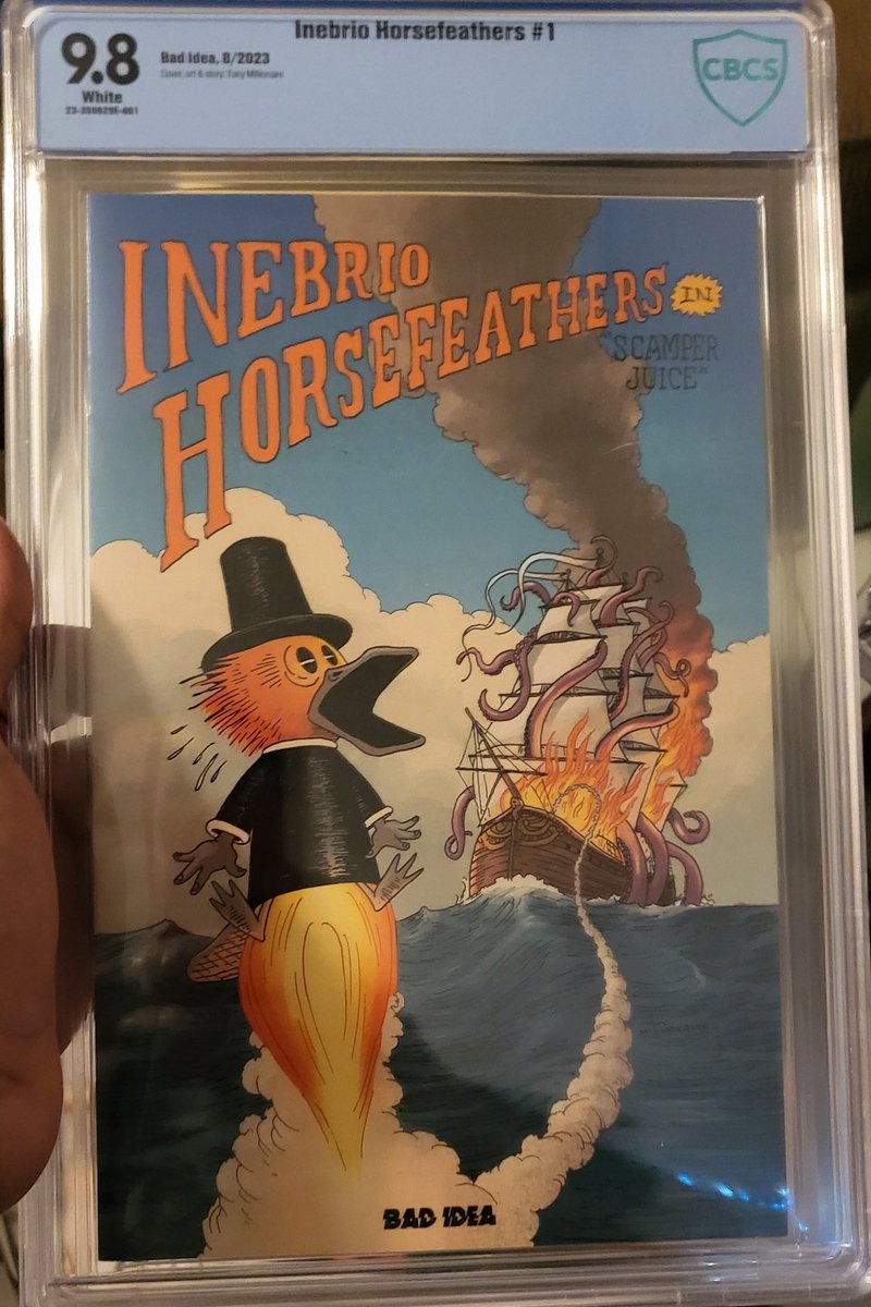 dgaftyconTx420's tweet photo. Honest #review #badideacomicbook this was not my cup of tea. Pretty much the same thing as #drinkycrow just drunk sea gentleman adventures. Eh 5 out of 10 is how I feel https://t.co/rPRzU27MTM